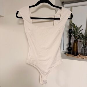 Dynamite Backless Square Neck Bodysuit